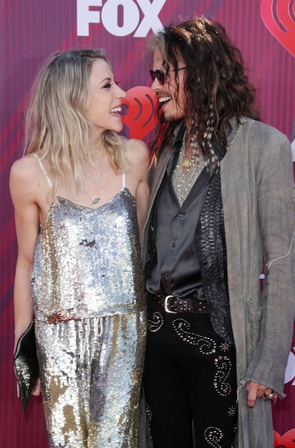 Aimee Preston, Steven Tyler, Couples, 2019 iHeartRadio Music Awards, Arrivals